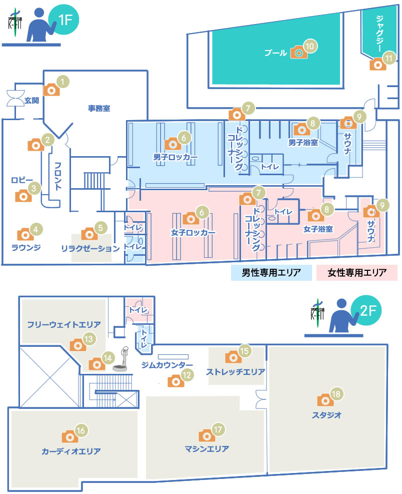 ケイフィット敷地配置図